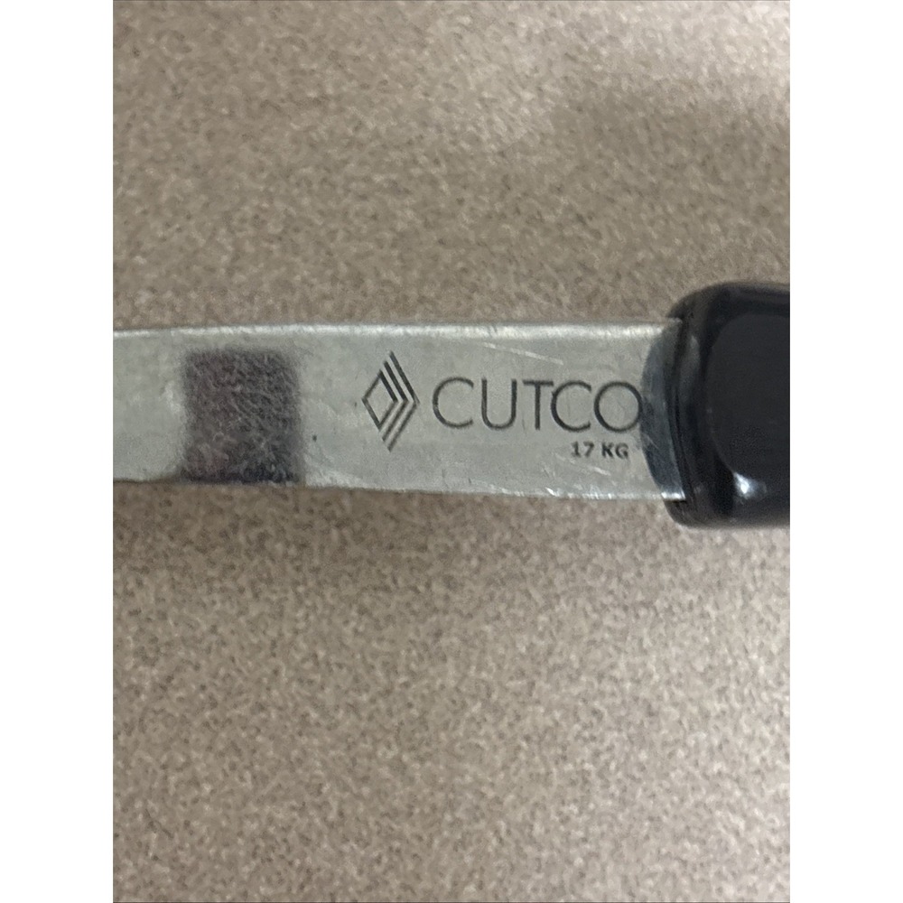 Cutco Large Basting Serving Spoon Stainless Steel 17 KG 12.5" Brown Handle - Picture 3 of 5